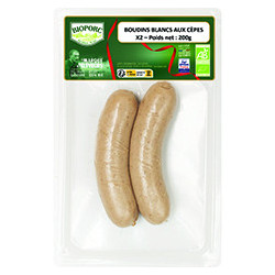 Boudin blanc aux cèpes 200 g