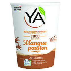 Dessert végétal coco mangue...