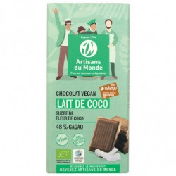 Chocolat vegan lait de coco...