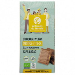 Chocolat vegan nougatine...