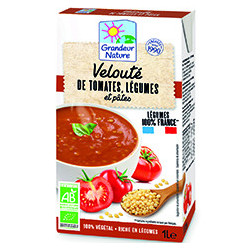 Velouté tomates, légumes et...