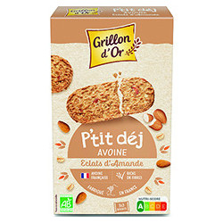 Biscuits p'tit dej avoine...