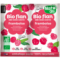 Bioflan non sucré Framboise...