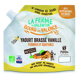 Yaourt brassé vanille...